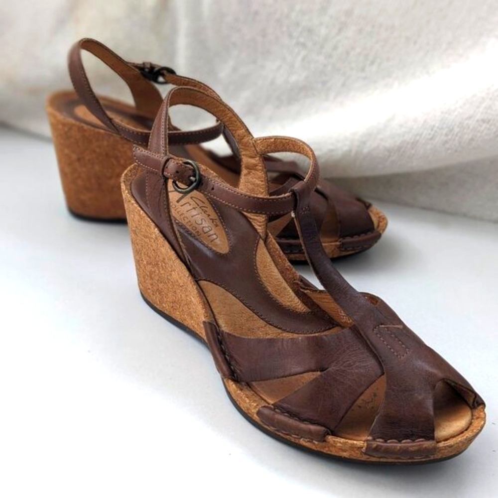 Clark's Cork&Leather, Artisan Collection, size 6